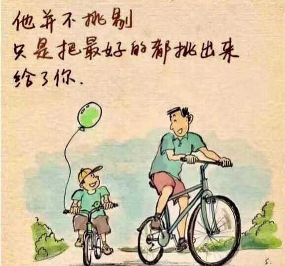 今天并不是中国父亲节，中国父亲节是公历8月8日
