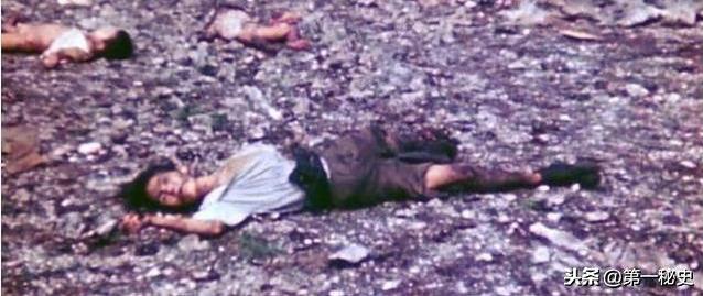 百名女学生遭千余日本兵玷污，奄奄一息被逼跳崖自杀